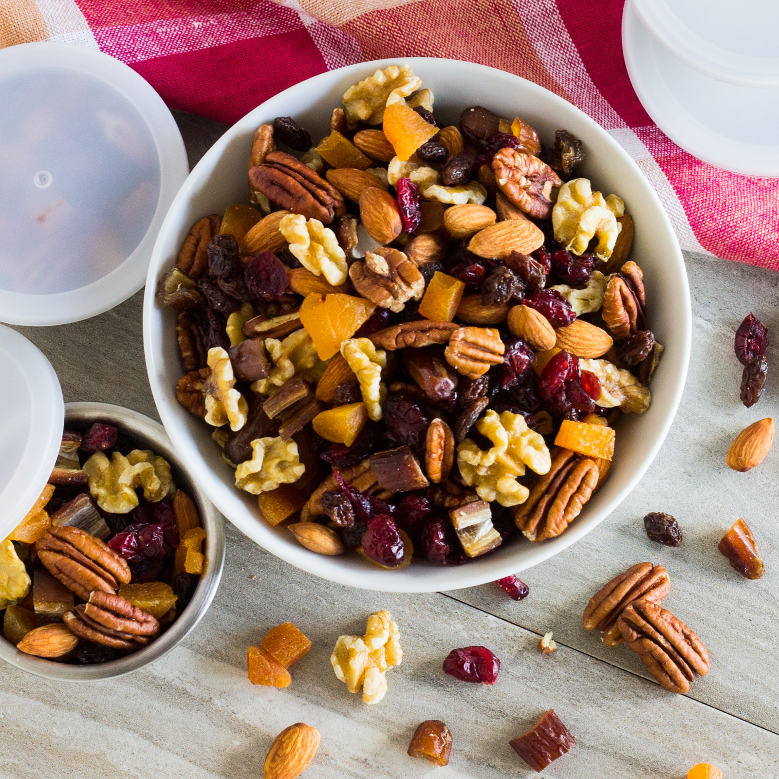 Bowl small container trail mix
