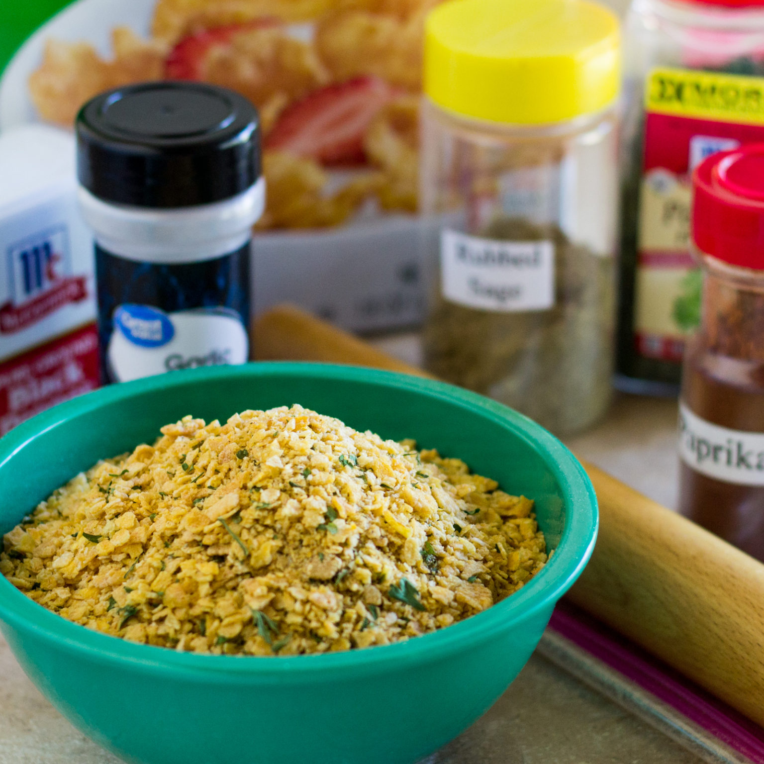 Homemade Corn Flake Crumbs with Seasoning » The Joy of an Empty Pot