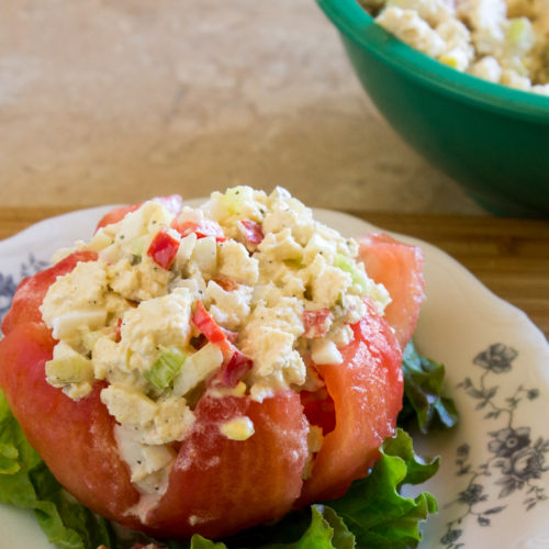 Vegetarian Chicken Salad with Frozen Tofu » The Joy of an Empty Pot
